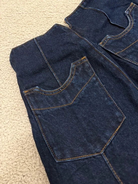 NWT Meshki Beatrix High Rise Wide Leg Denim Jeans - Size 23 - Picture 8 of 8